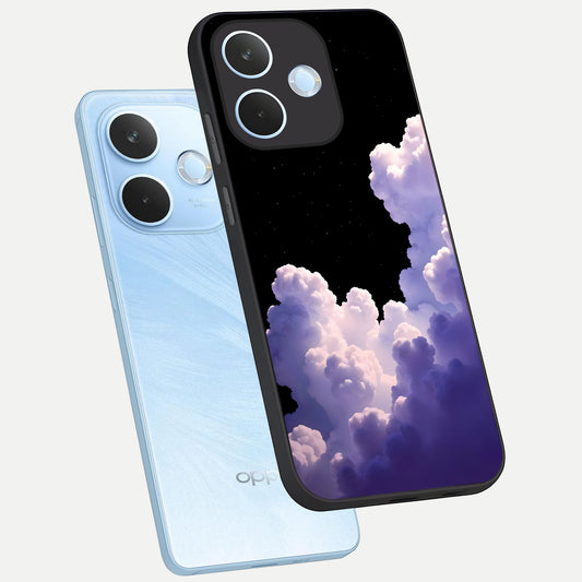 Starlit Night Whispers phone case For Oppo Reno 15 Pro mini showing premium glass back cover with detailed artwork