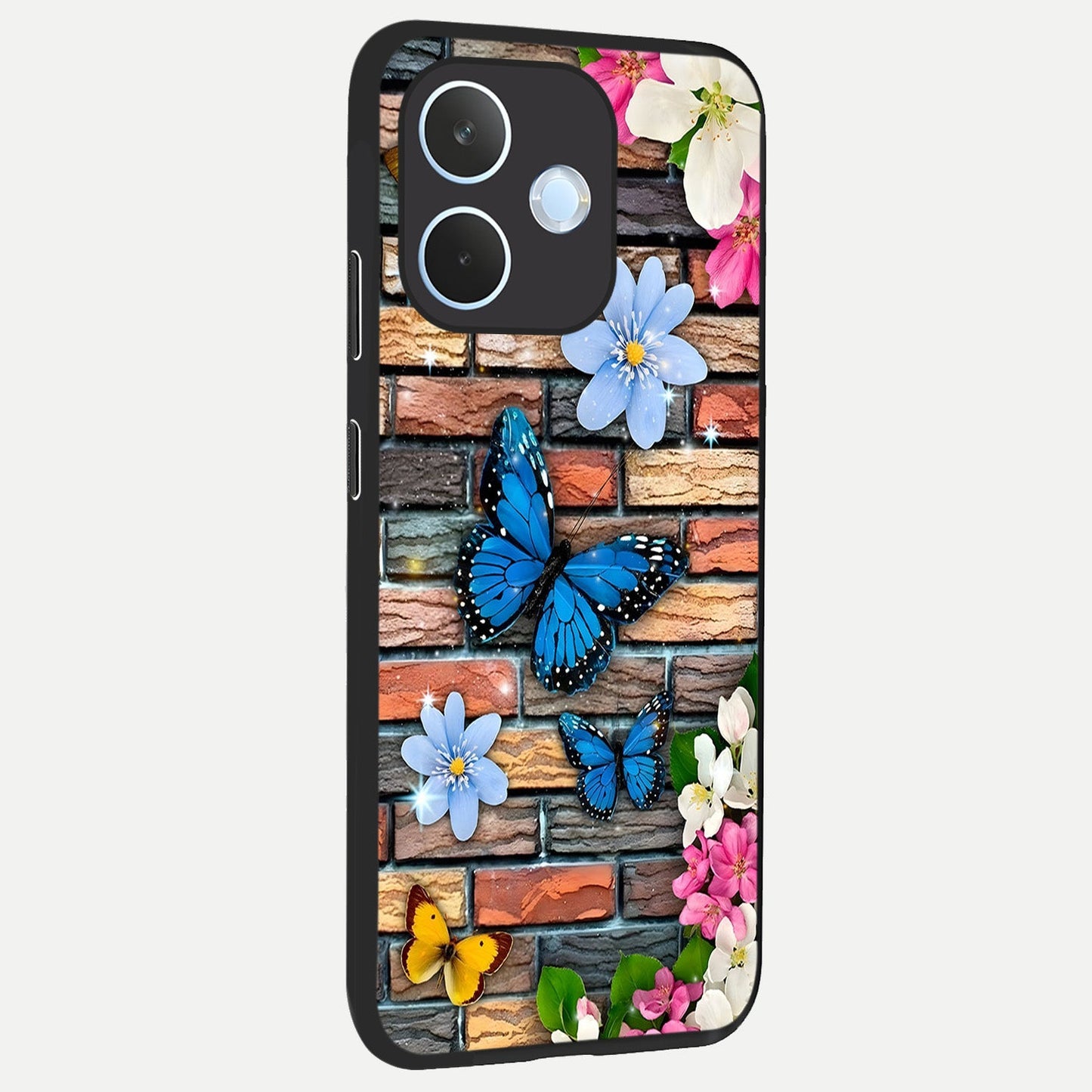 Brick Bloom Flight back cover For Oppo Reno 15 Pro mini slim fit glass case with vibrant aesthetic design
