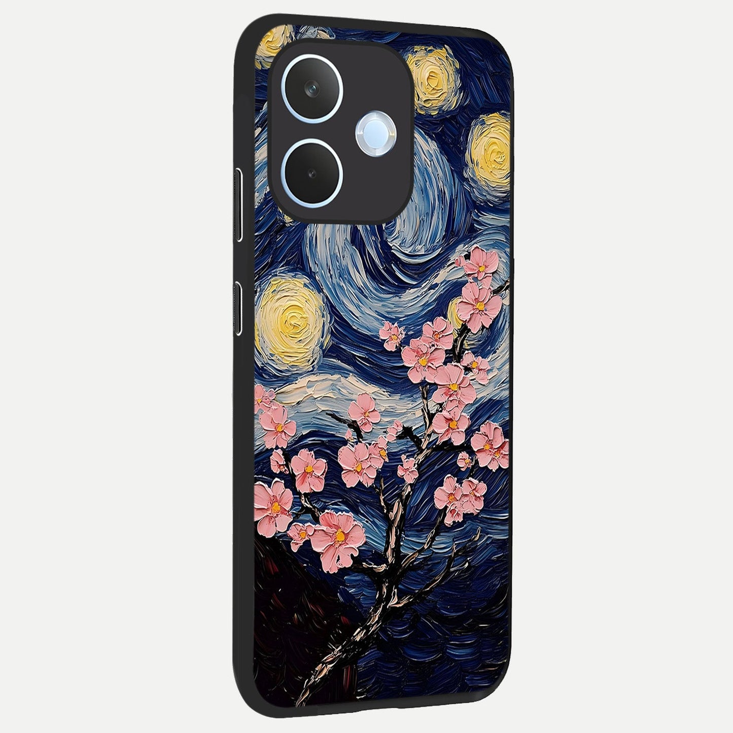Van Gogh Scenery back cover For Oppo Reno 15 Pro mini slim fit glass case with vibrant aesthetic design