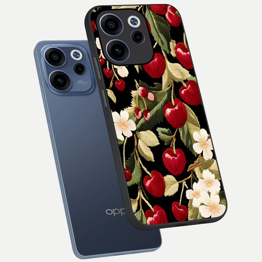 Blooming Spendor Bird phone case For Oppo Reno 15c showing premium glass back cover with detailed artwork