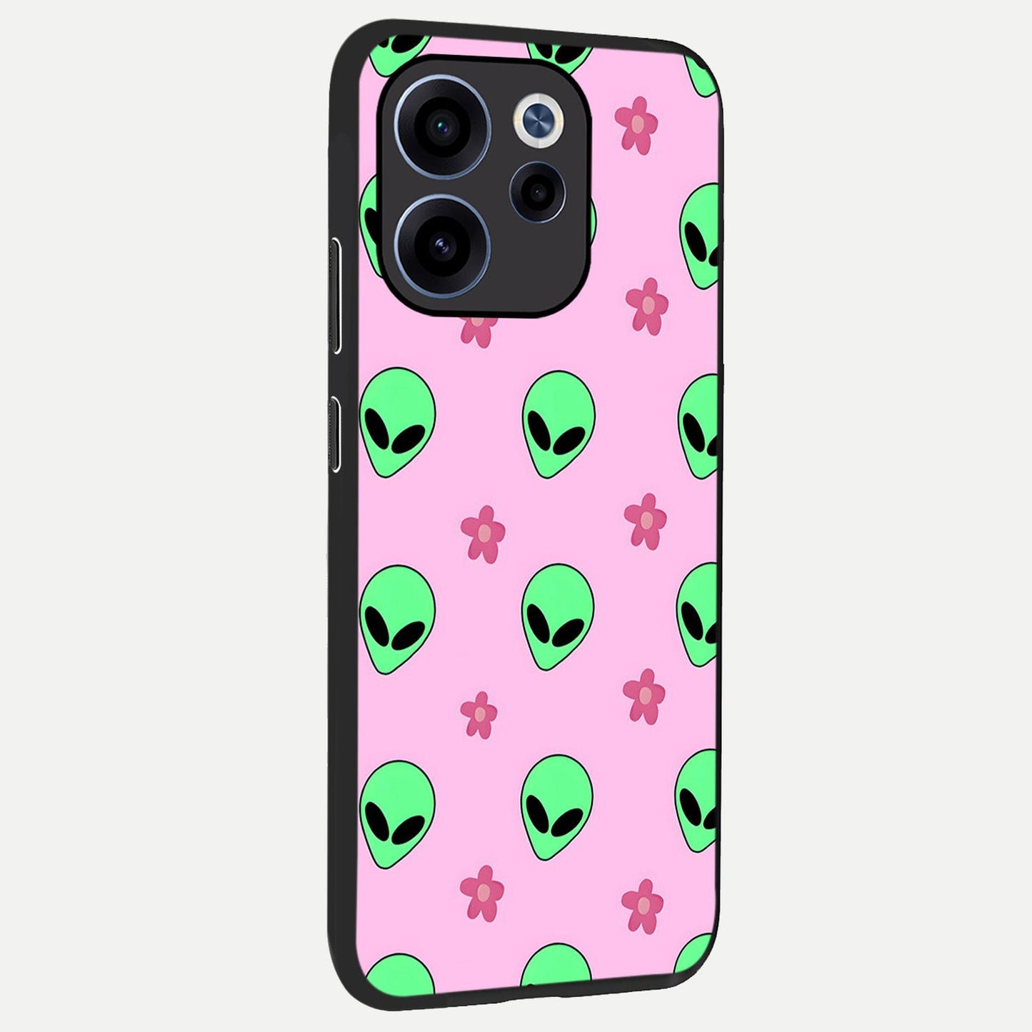 Cosmic Cute Crush back cover For Oppo Reno 15c slim fit glass case with vibrant aesthetic design