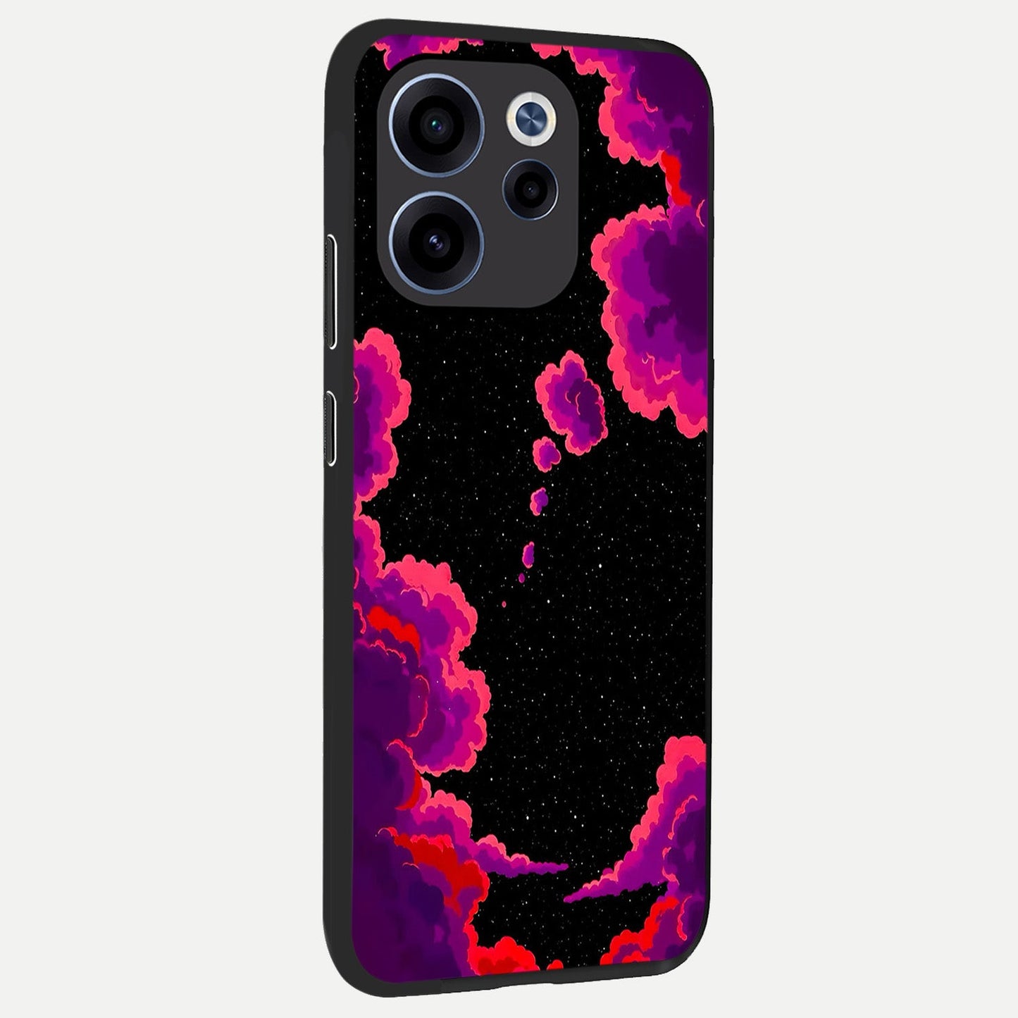 Galaxy Dream Frame back cover For Oppo Reno 15c slim fit glass case with vibrant aesthetic design