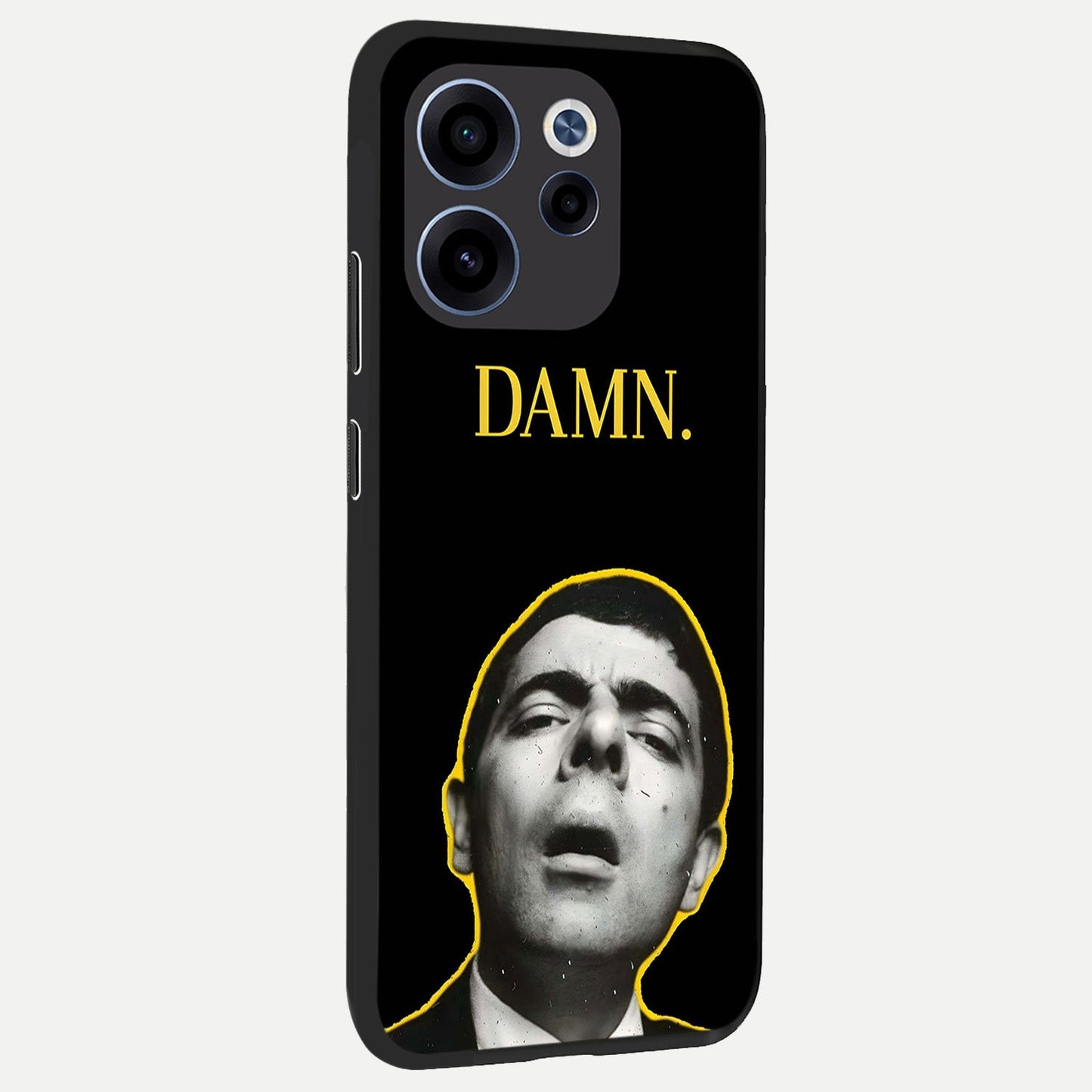 Mr Bean Damn back cover For Oppo Reno 15c slim fit glass case with vibrant aesthetic design