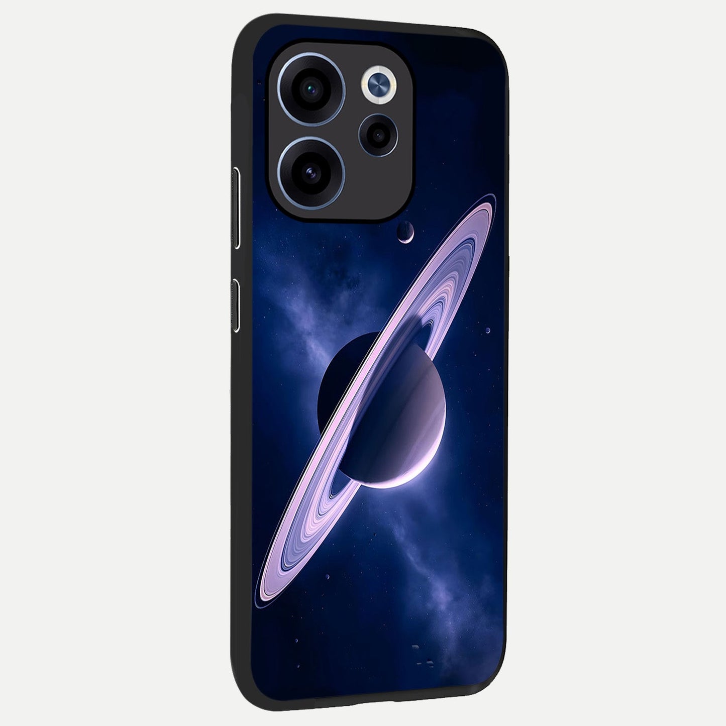 Saturn Ring Mystique back cover For Oppo Reno 15c slim fit glass case with vibrant aesthetic design