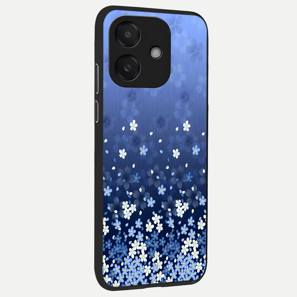 Blue Starry back cover For Oppo A3x 5G slim fit glass case with vibrant aesthetic design