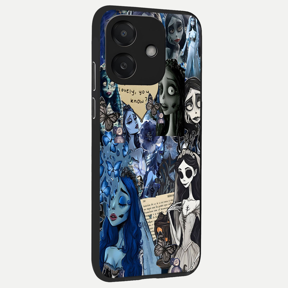 Corpse Bride Posters back cover For Oppo A3x 5G slim fit glass case with vibrant aesthetic design