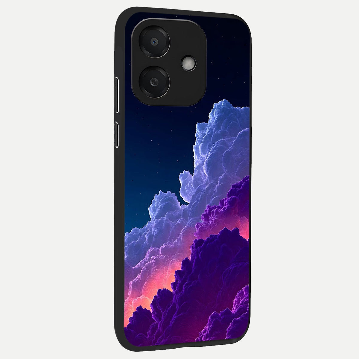 Dreamy Cloud Skies back cover For Oppo A3x 5G slim fit glass case with vibrant aesthetic design
