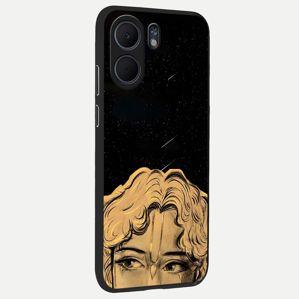 Celestial Gods Plan back cover For Oppo A5x 5G slim fit glass case with vibrant aesthetic design