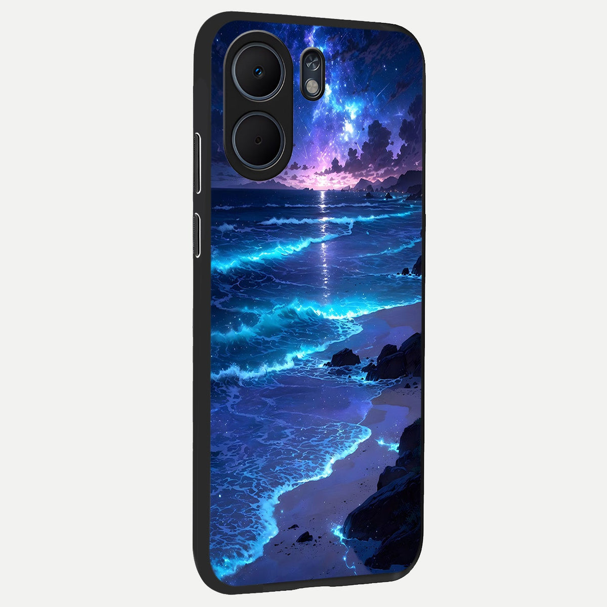 Classic Damn Look back cover For Oppo A5x 5G slim fit glass case with vibrant aesthetic design