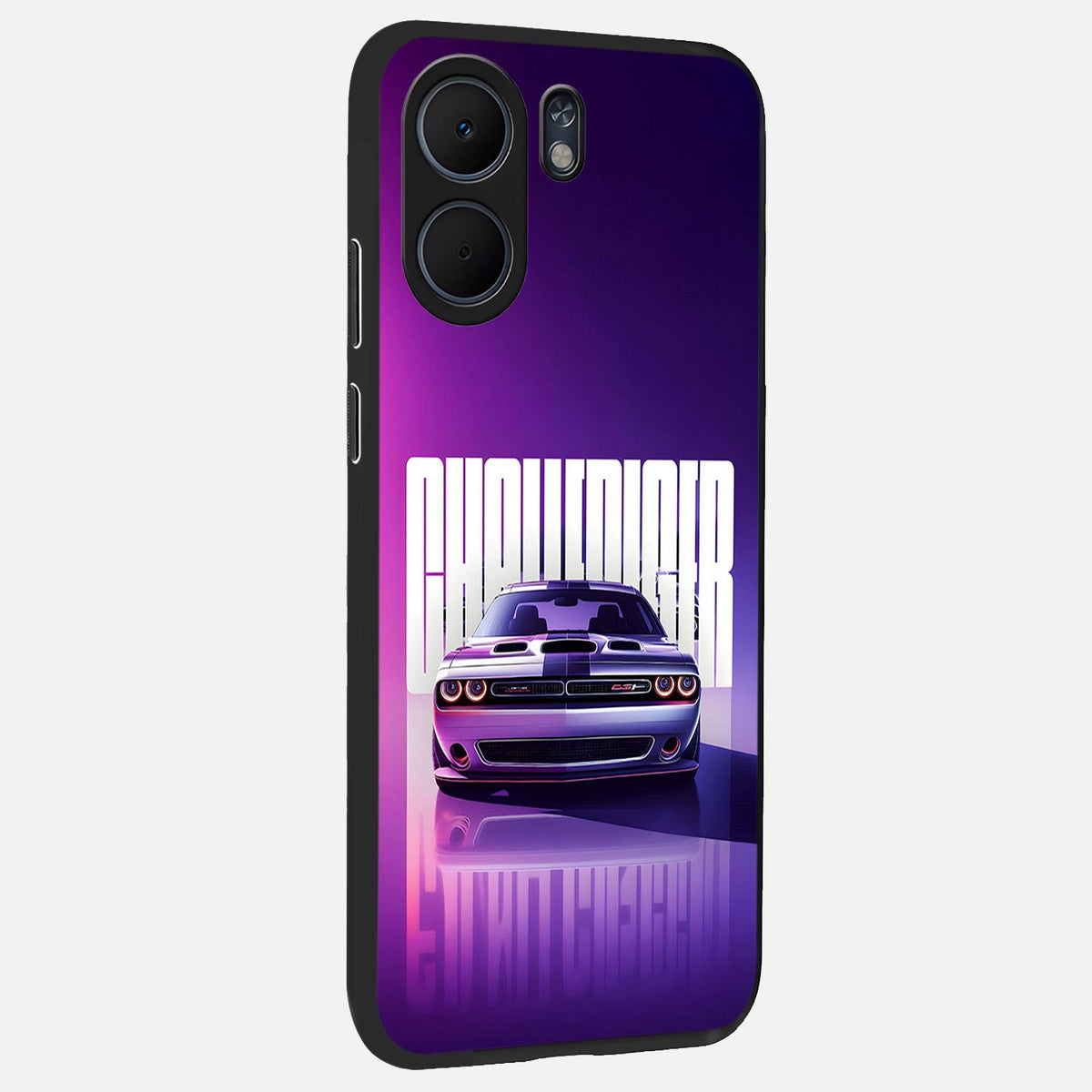 Midnight Muscle Ride back cover For Oppo A5x 5G slim fit glass case with vibrant aesthetic design