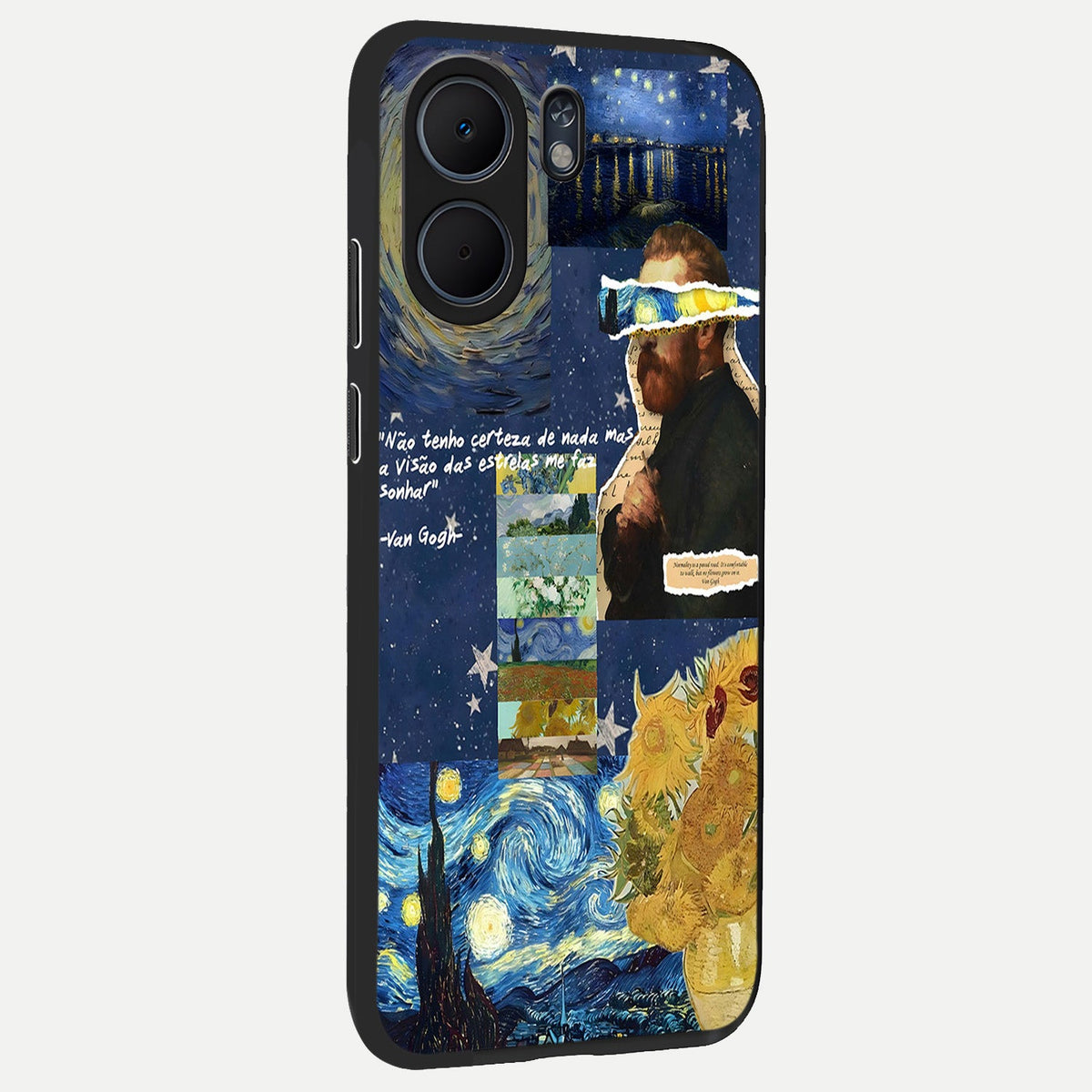 Starry Dream Vision back cover For Oppo A5x 5G slim fit glass case with vibrant aesthetic design
