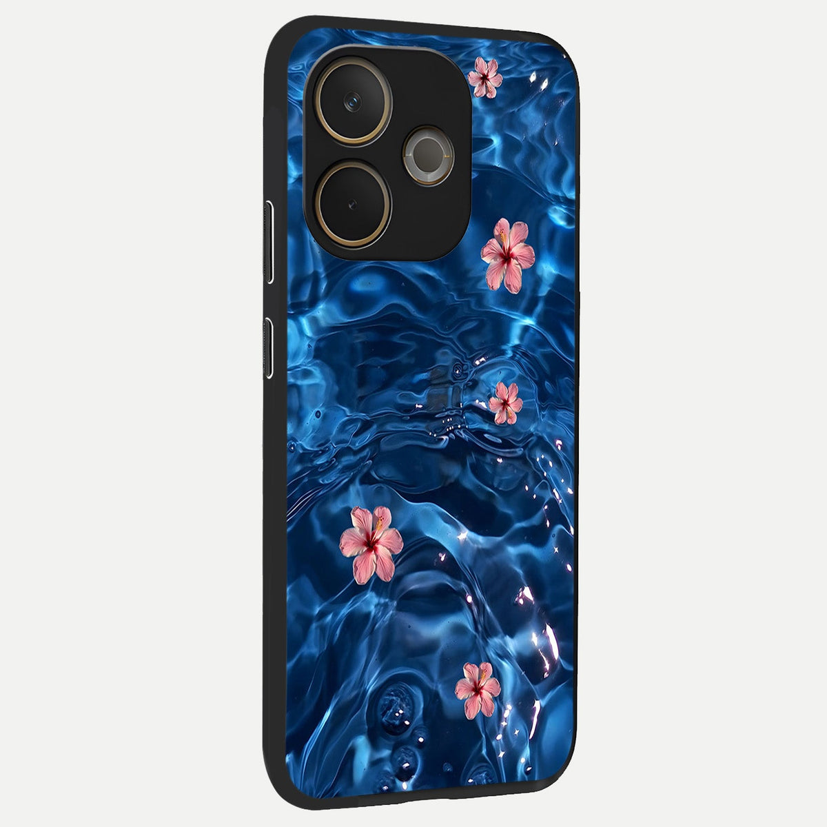 Bloom Thread Art back cover For Oppo A5 Pro slim fit glass case with vibrant aesthetic design