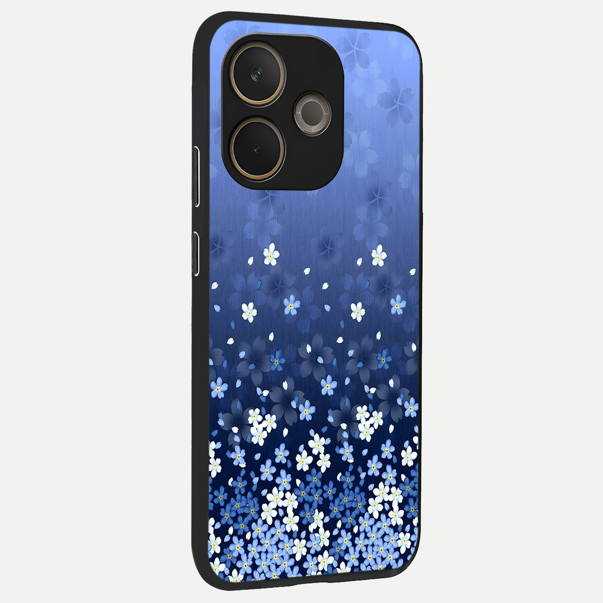 Blue Starry back cover For Oppo A5 Pro slim fit glass case with vibrant aesthetic design