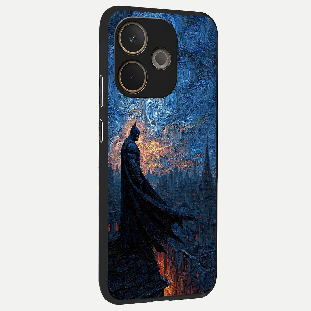 Dark Knight Dusk back cover For Oppo A5 Pro slim fit glass case with vibrant aesthetic design