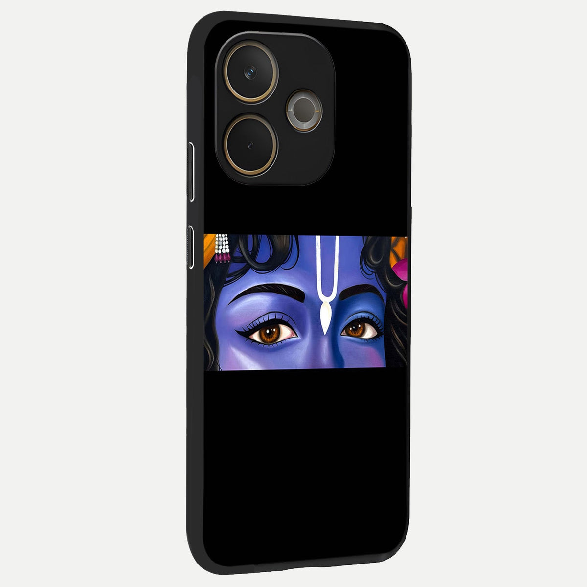 Krishna Eye back cover For Oppo A5 Pro slim fit glass case with vibrant aesthetic design