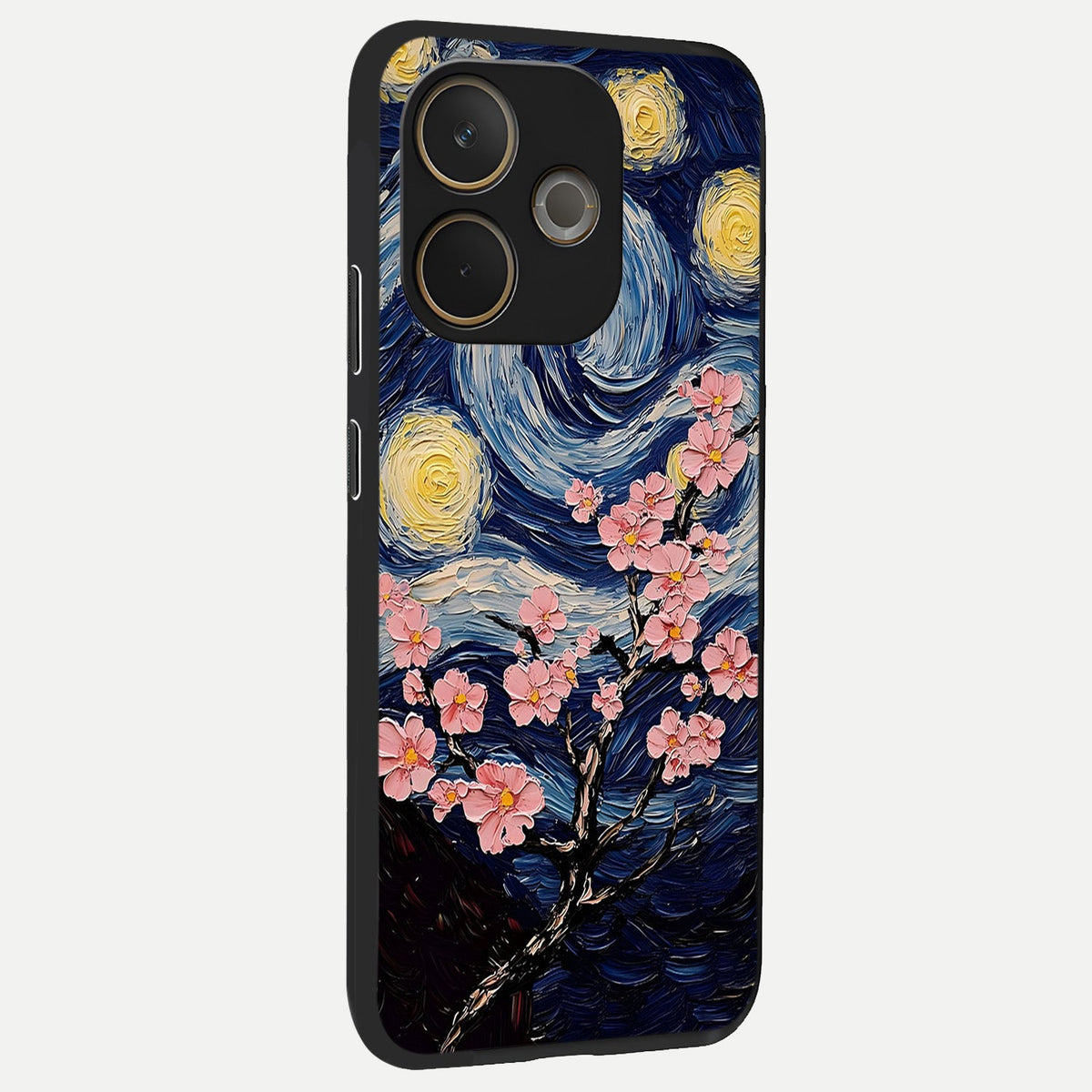 Van Gogh Scenery back cover For Oppo A5 Pro slim fit glass case with vibrant aesthetic design