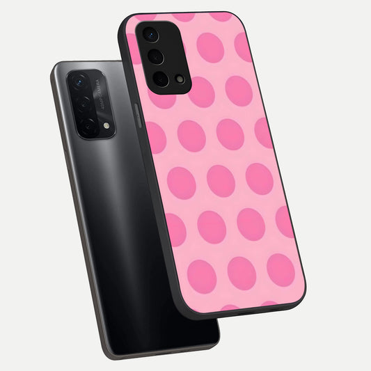 Sweet Dot Dreams phone case For Oppo A74 5G showing premium glass back cover with detailed artwork