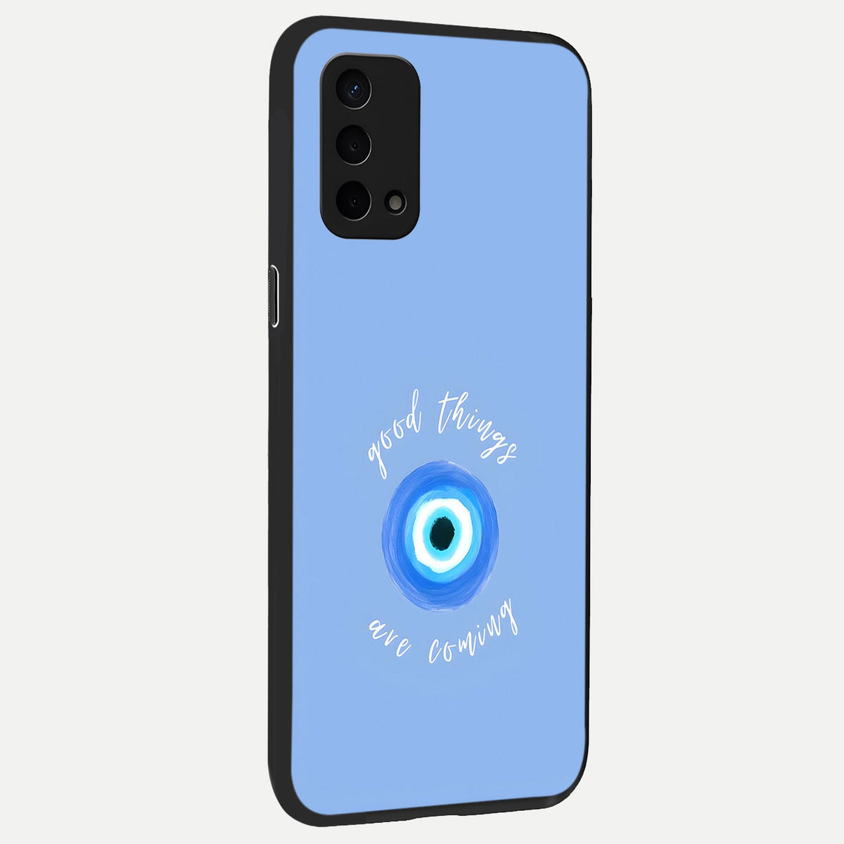 Bright Future Ahead back cover For Oppo A74 5G slim fit glass case with vibrant aesthetic design