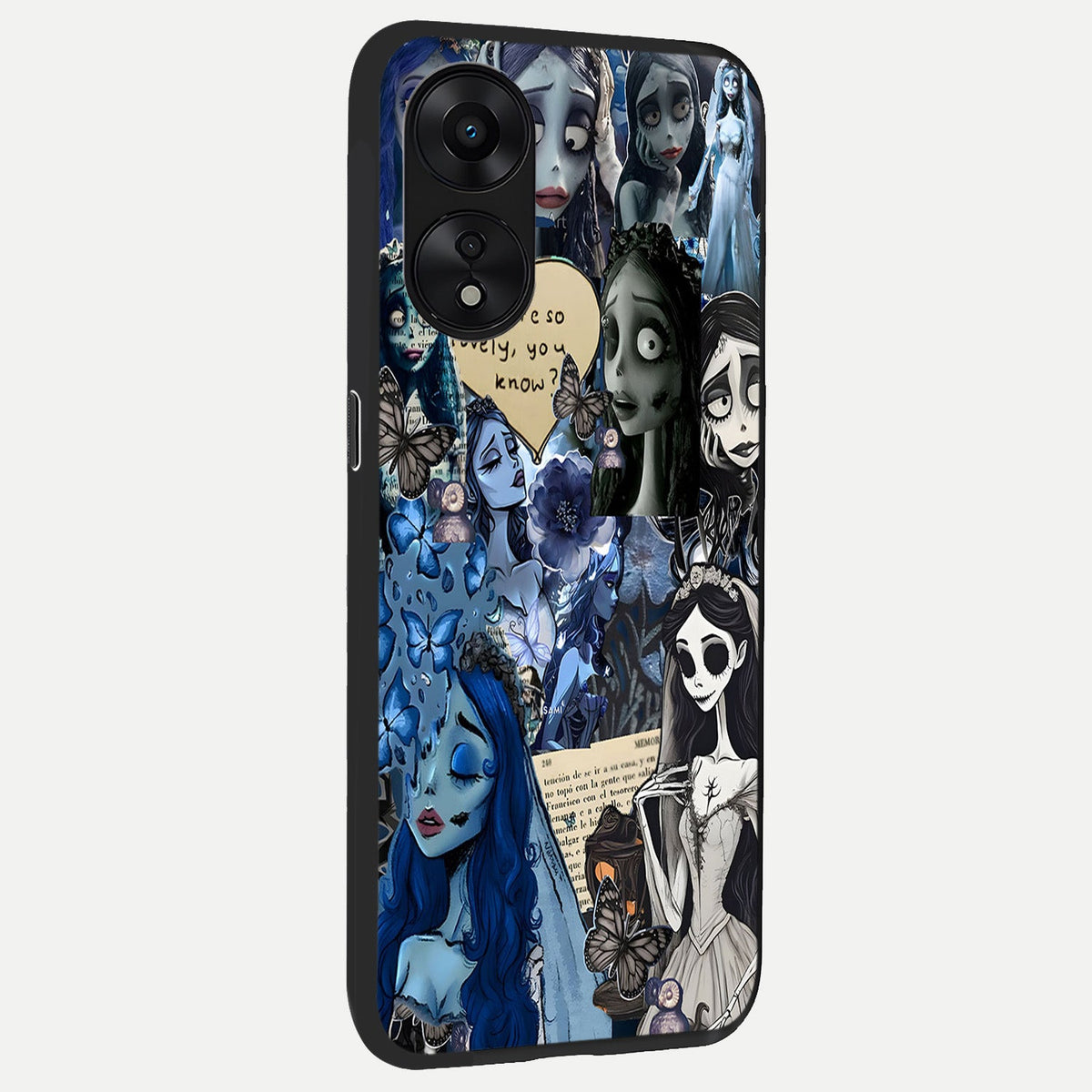 Corpse Bride Posters back cover For Oppo A78 5G slim fit glass case with vibrant aesthetic design