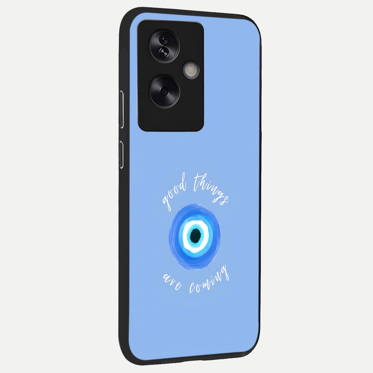 Bright Future Ahead back cover For Oppo A79 slim fit glass case with vibrant aesthetic design