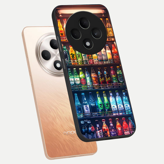 Colorfull Tree phone case For Oppo F27 5G showing premium glass back cover with detailed artwork