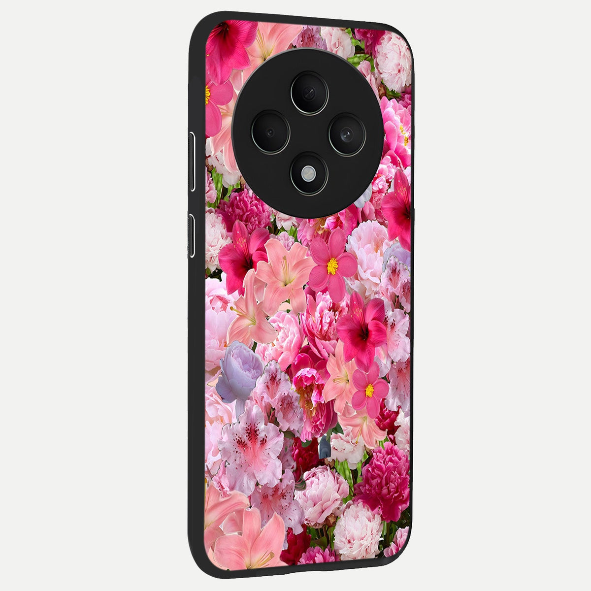 Bloom Crush Fantasy back cover For Oppo F27 5G slim fit glass case with vibrant aesthetic design