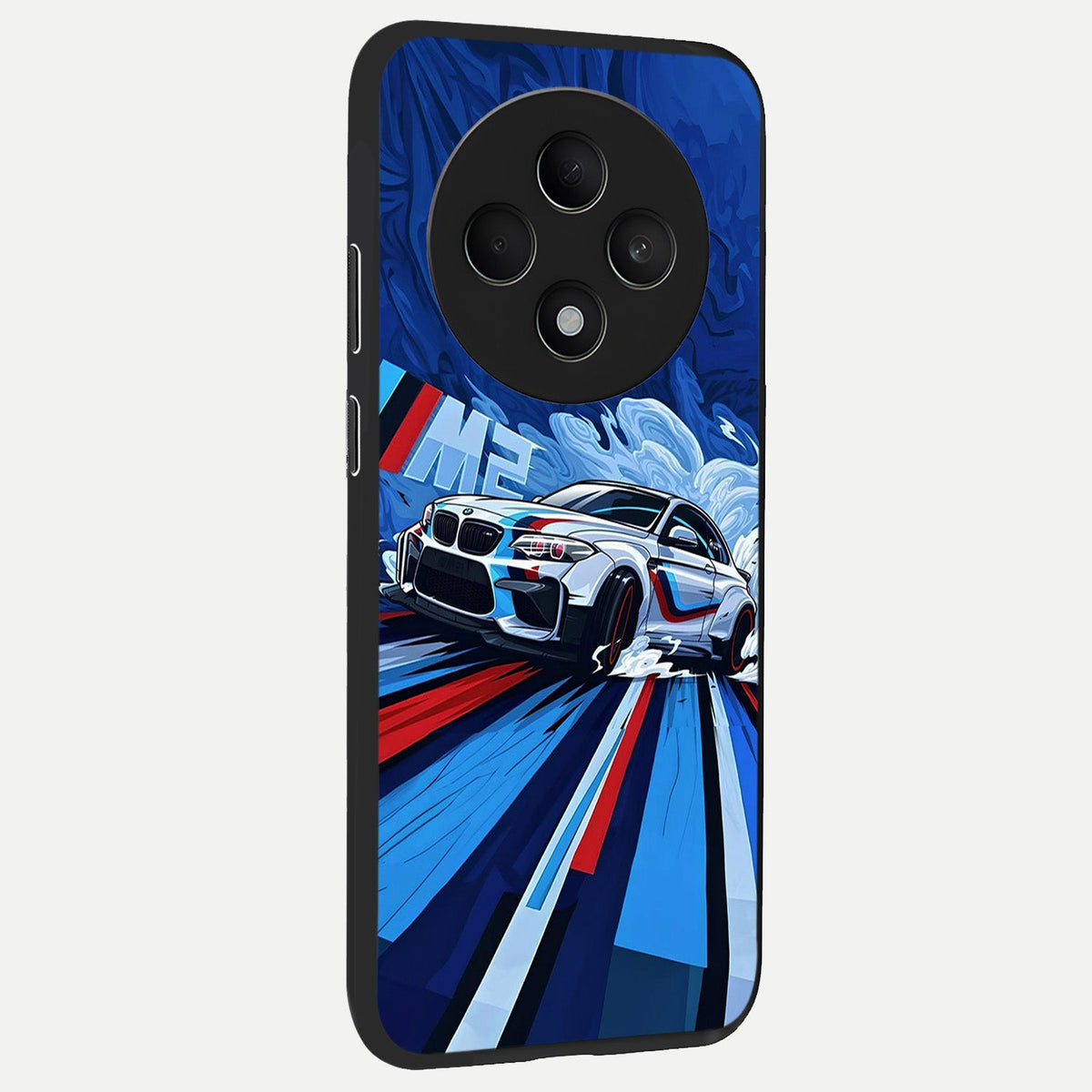 Drift Power Rush back cover For Oppo F27 5G slim fit glass case with vibrant aesthetic design