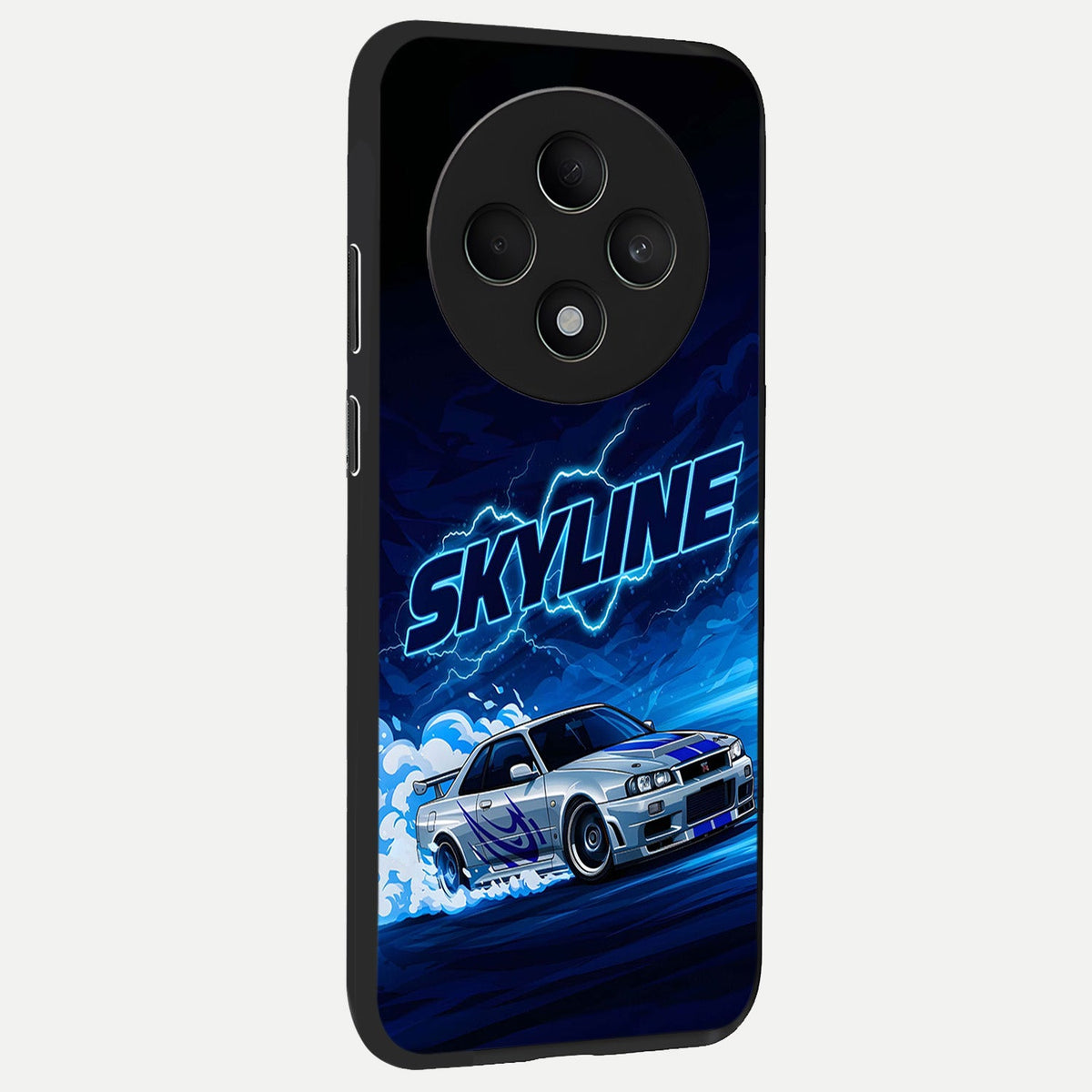 Neon Drift Beast back cover For Oppo F27 5G slim fit glass case with vibrant aesthetic design