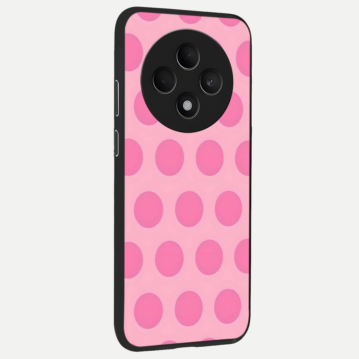 Sweet Dot Dreams back cover For Oppo F27 5G slim fit glass case with vibrant aesthetic design