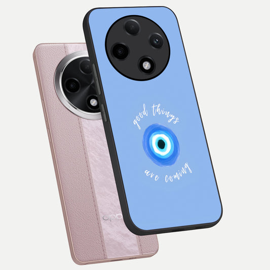 Bright Future Ahead phone case For Oppo F27 Pro Plus showing premium glass back cover with detailed artwork