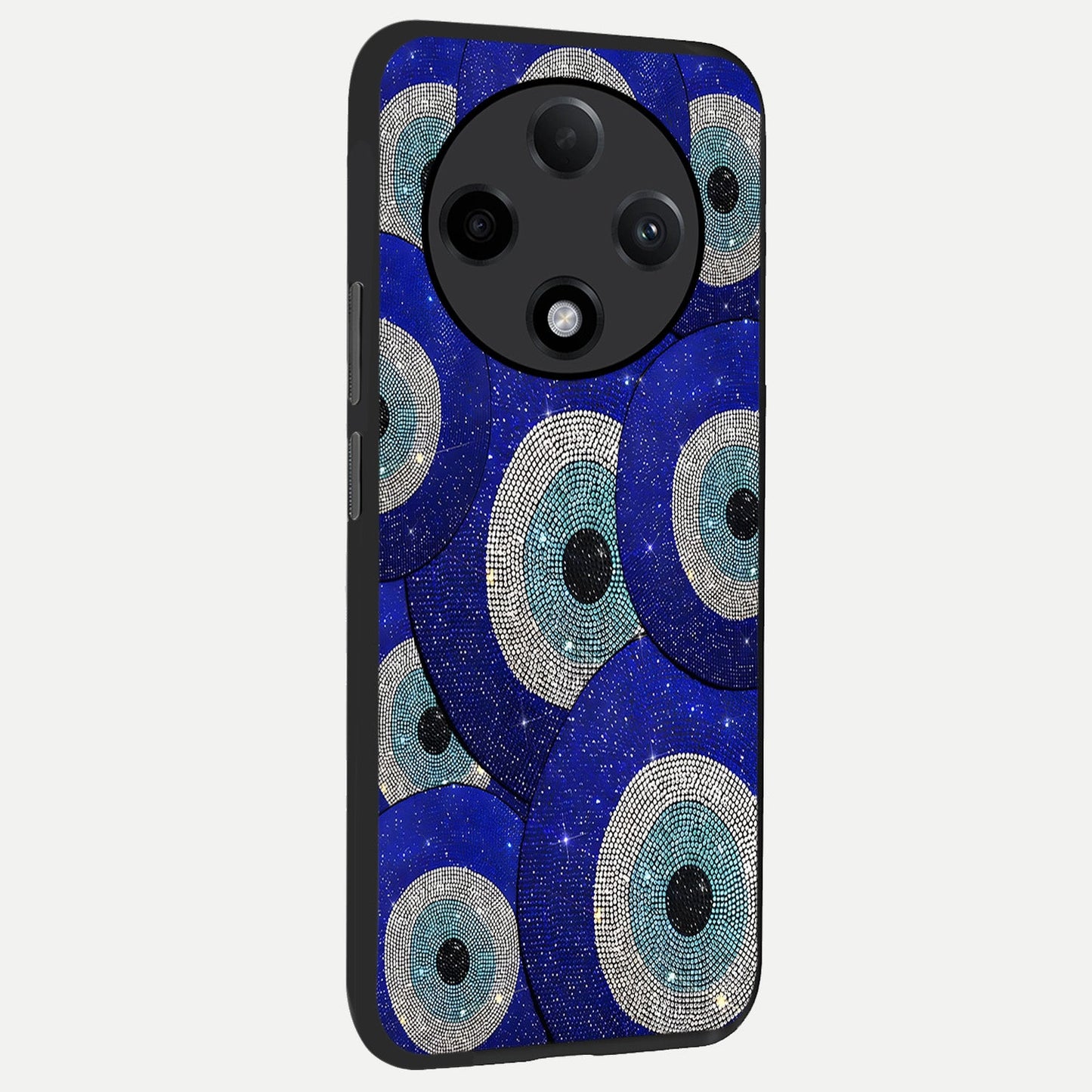 Galaxy Eye Flow back cover For Oppo F27 Pro Plus slim fit glass case with vibrant aesthetic design