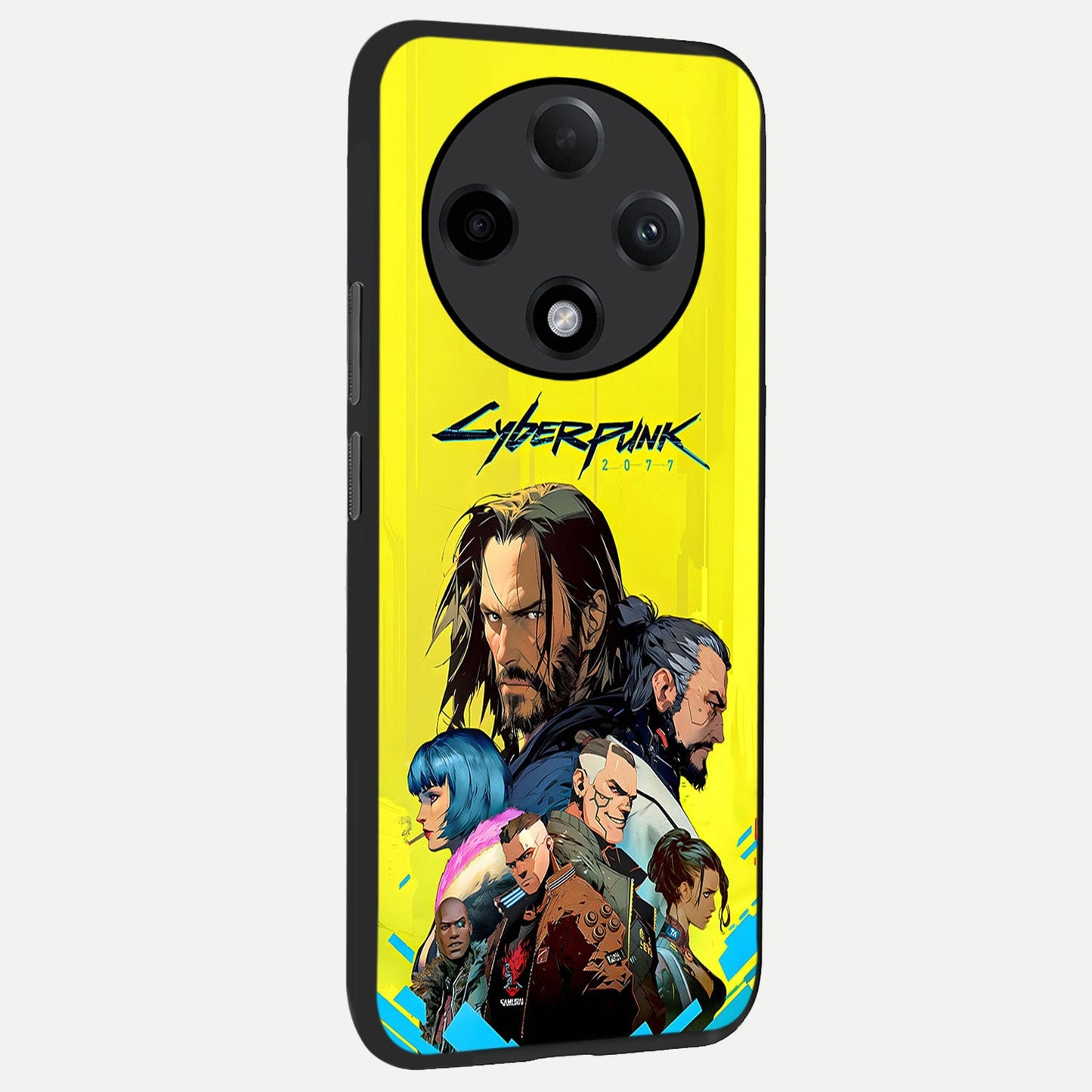 Neon Rebel Genesis back cover For Oppo F27 Pro Plus slim fit glass case with vibrant aesthetic design