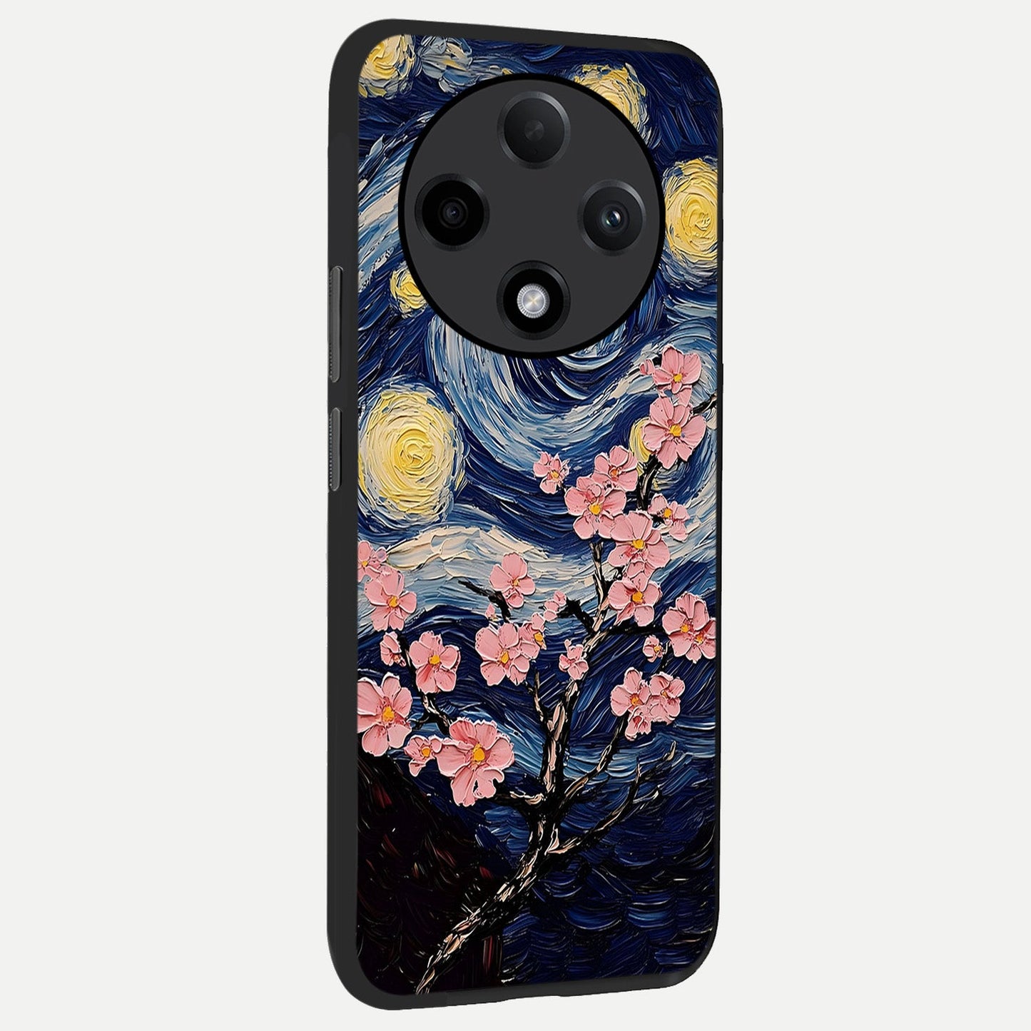 Van Gogh Scenery back cover For Oppo F27 Pro Plus slim fit glass case with vibrant aesthetic design