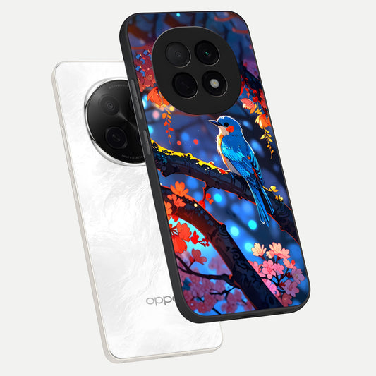 Blooming Water Drift phone case For Oppo F29 Pro 5G showing premium glass back cover with detailed artwork