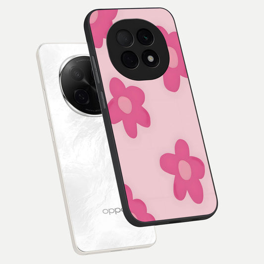 Candy Bloom Dreams phone case For Oppo F29 Pro 5G showing premium glass back cover with detailed artwork