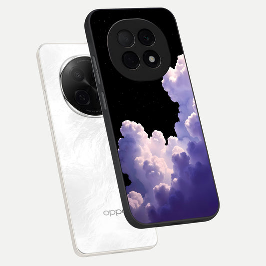 Starlit Night Whispers phone case For Oppo F29 Pro 5G showing premium glass back cover with detailed artwork
