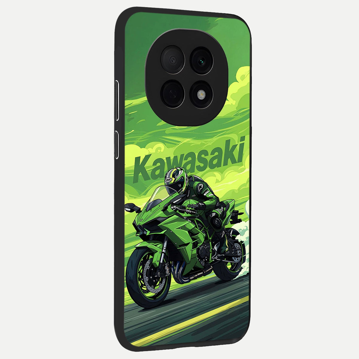 Greenery Sky back cover For Oppo F29 Pro 5G slim fit glass case with vibrant aesthetic design