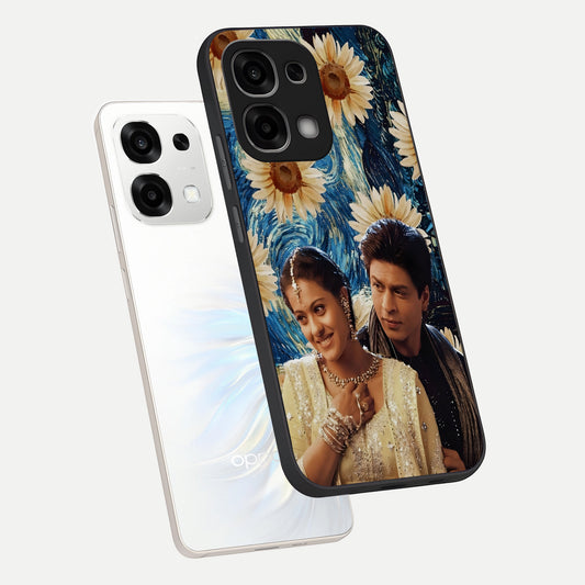 Eternal Love Story phone case For Oppo F33 5G showing premium glass back cover with detailed artwork