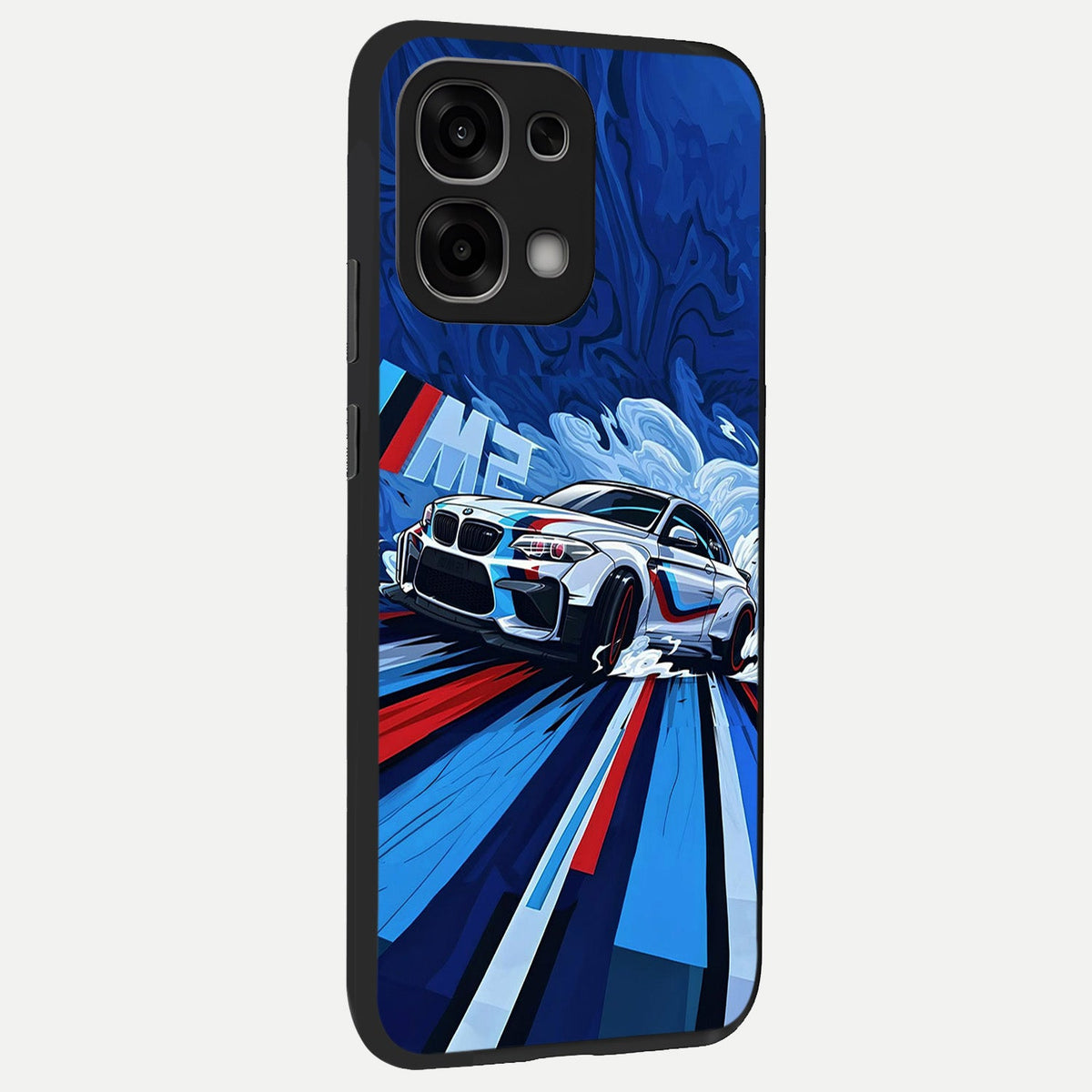 Drift Power Rush back cover For Oppo F33 5G slim fit glass case with vibrant aesthetic design