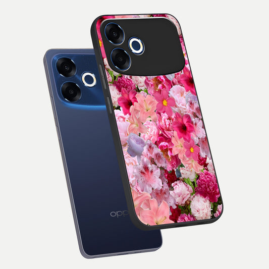 Bloom Crush Fantasy phone case For Oppo F33 Pro 5G showing premium glass back cover with detailed artwork