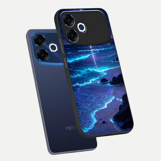 Classic Damn Look phone case For Oppo F33 Pro 5G showing premium glass back cover with detailed artwork