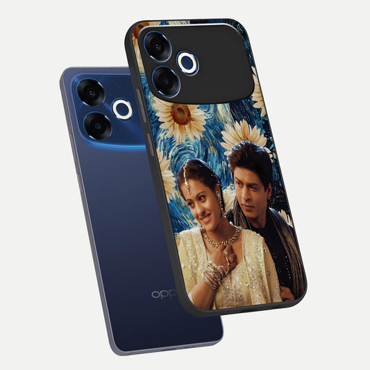 Eternal Love Story phone case For Oppo F33 Pro 5G showing premium glass back cover with detailed artwork