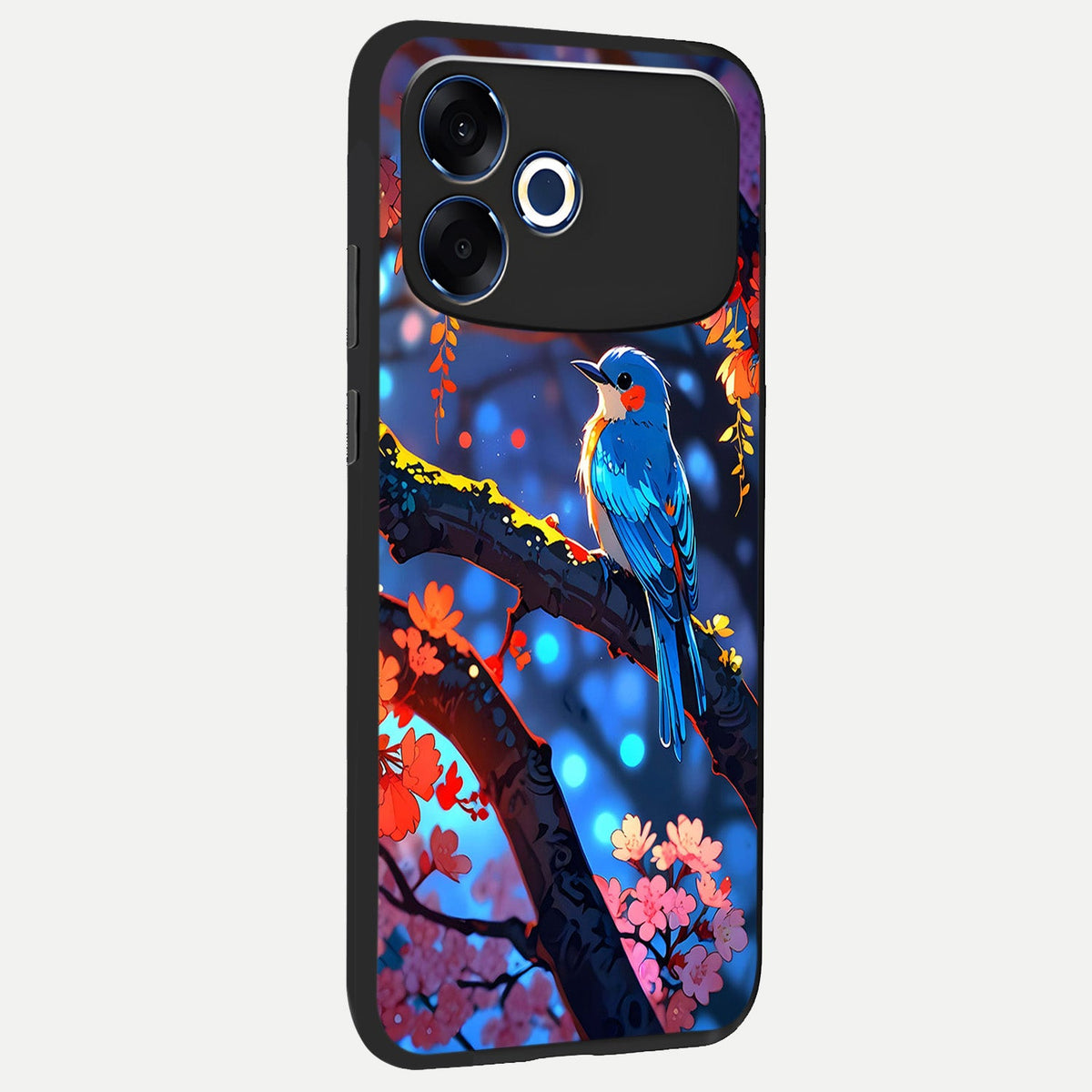 Blooming Water Drift back cover For Oppo F33 Pro 5G slim fit glass case with vibrant aesthetic design