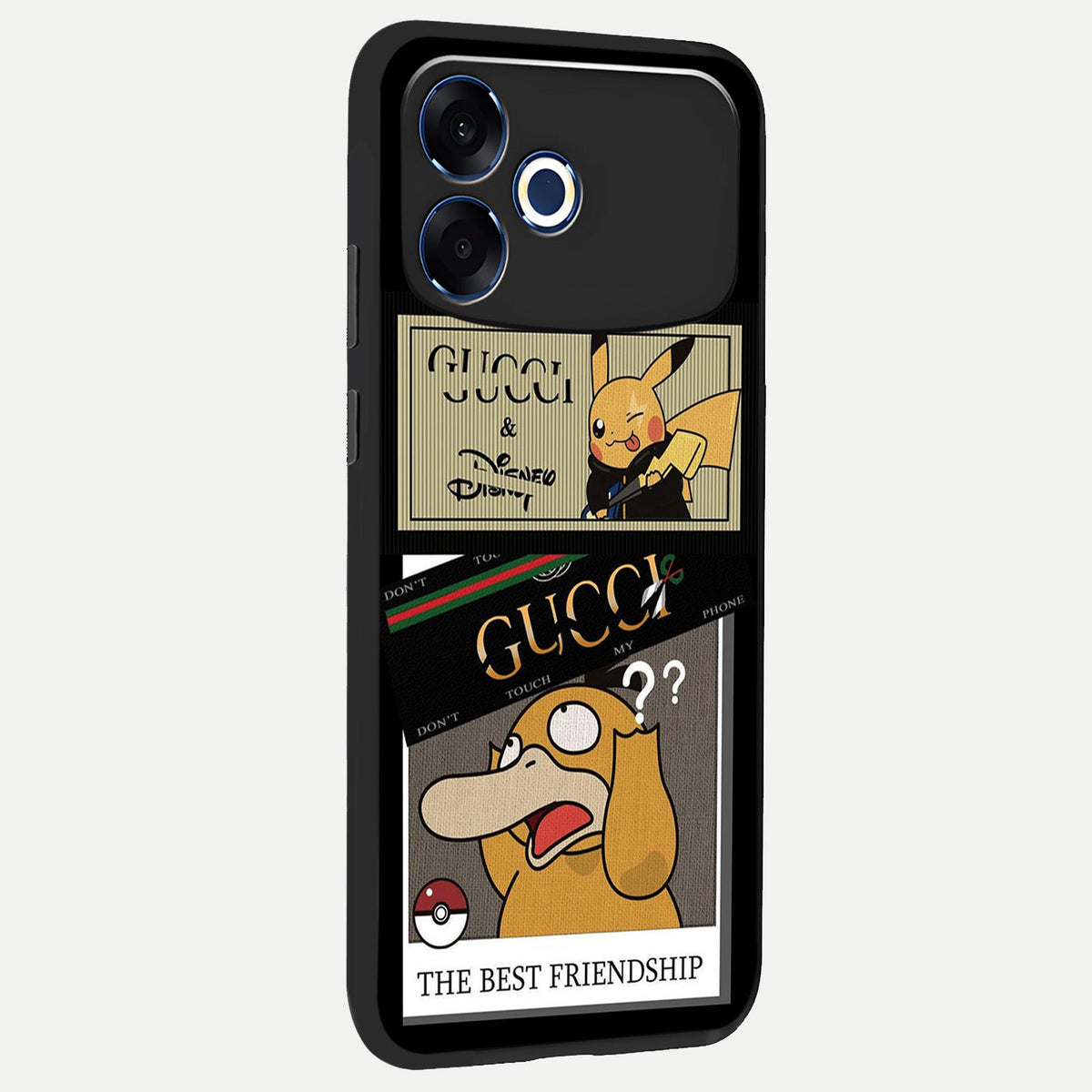 Cartoon Brand Play Mashup back cover For Oppo F33 Pro 5G slim fit glass case with vibrant aesthetic design