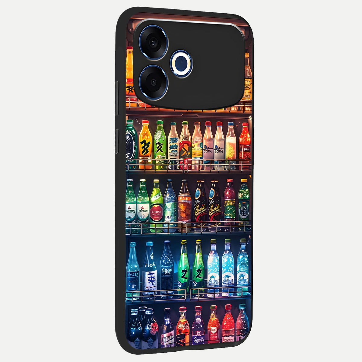 Colorfull Tree back cover For Oppo F33 Pro 5G slim fit glass case with vibrant aesthetic design