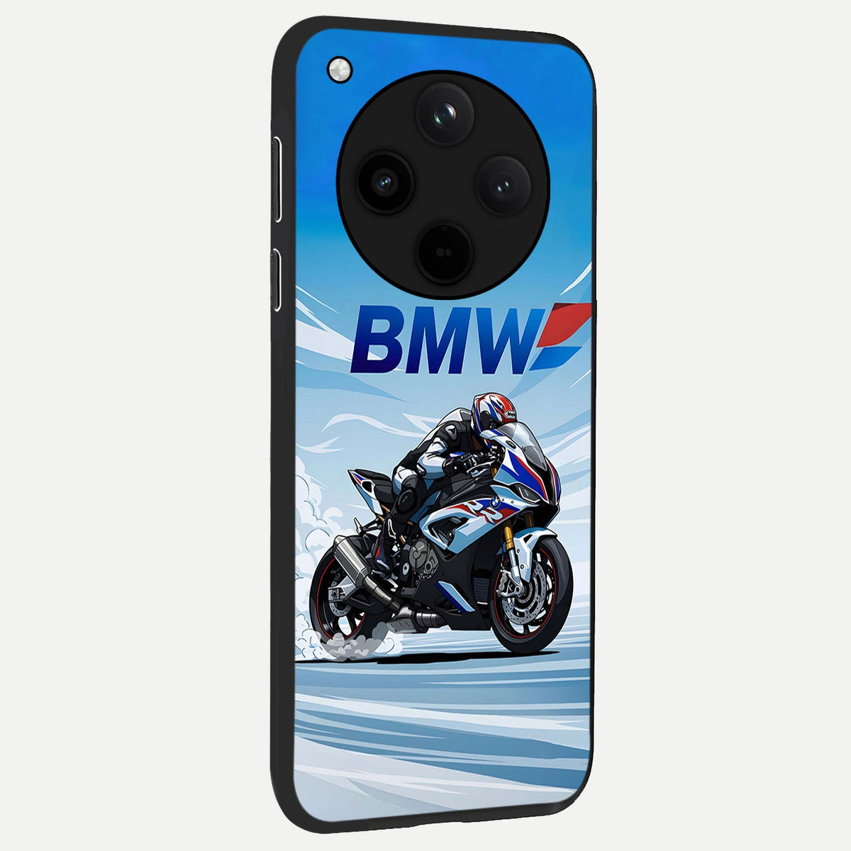 BMW Power Drift back cover For Oppo Find X8 slim fit glass case with vibrant aesthetic design