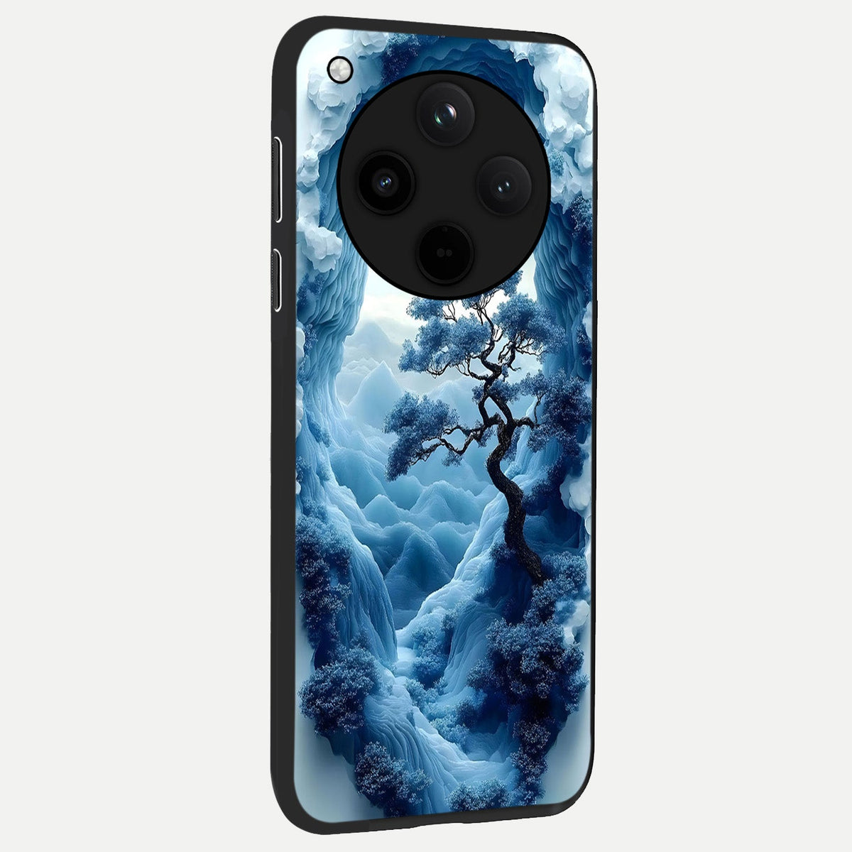 Frozen Serenity Gate back cover For Oppo Find X8 slim fit glass case with vibrant aesthetic design