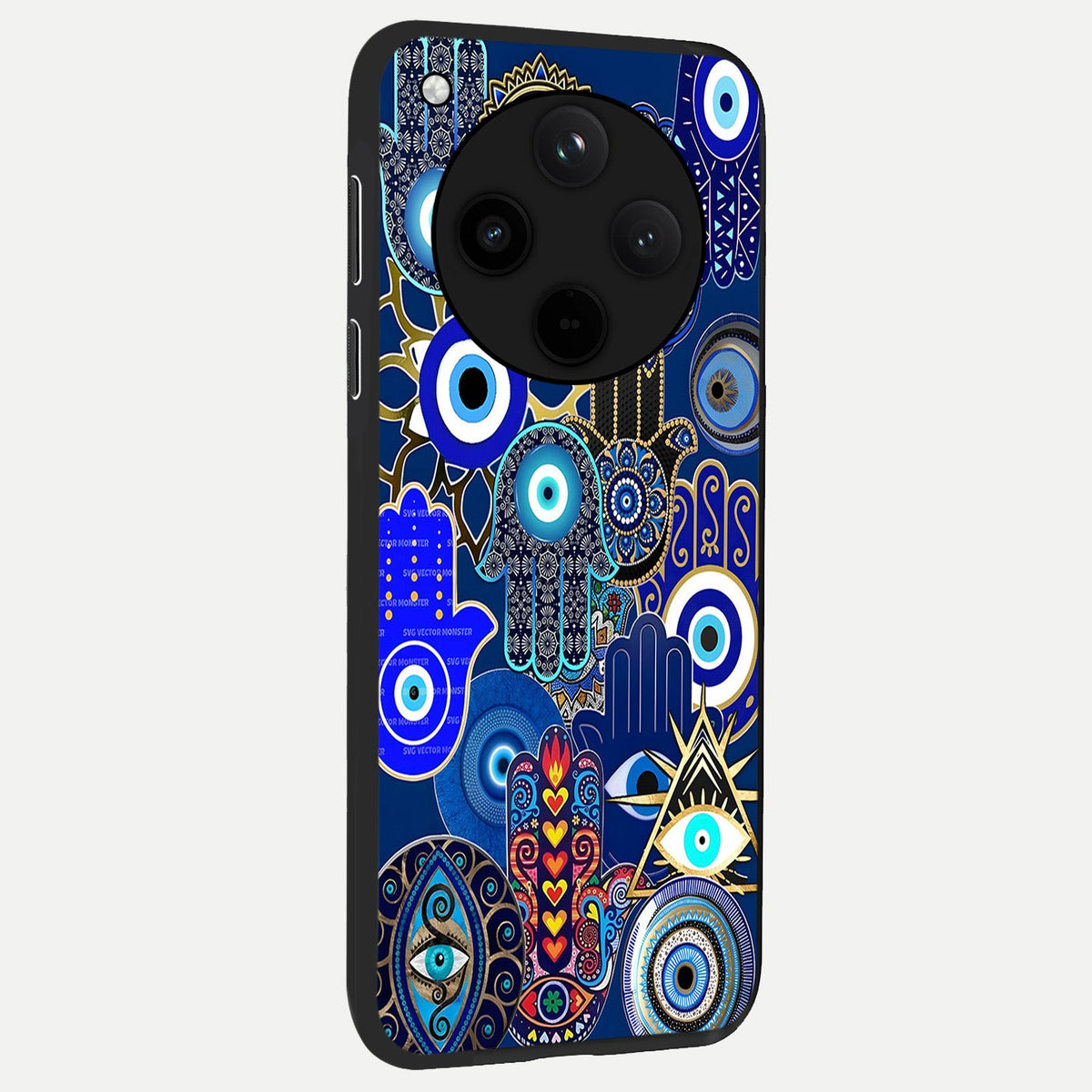 Mystic Palm Guard back cover For Oppo Find X8 slim fit glass case with vibrant aesthetic design