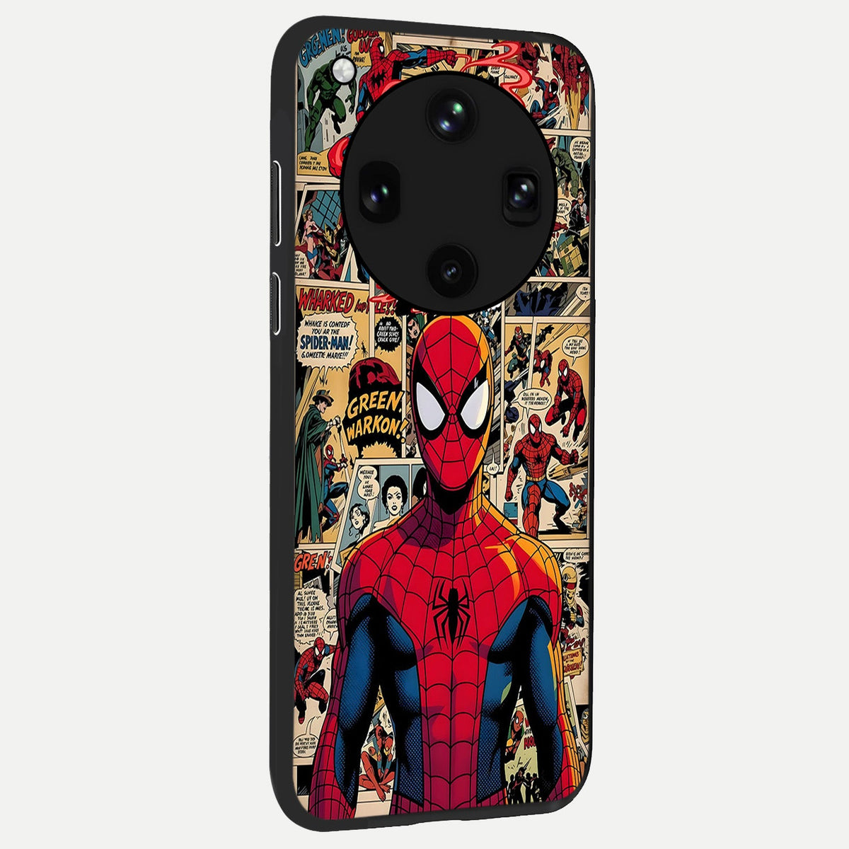 Aesthetic Spider back cover For Oppo Find X8 Ultra slim fit glass case with vibrant aesthetic design
