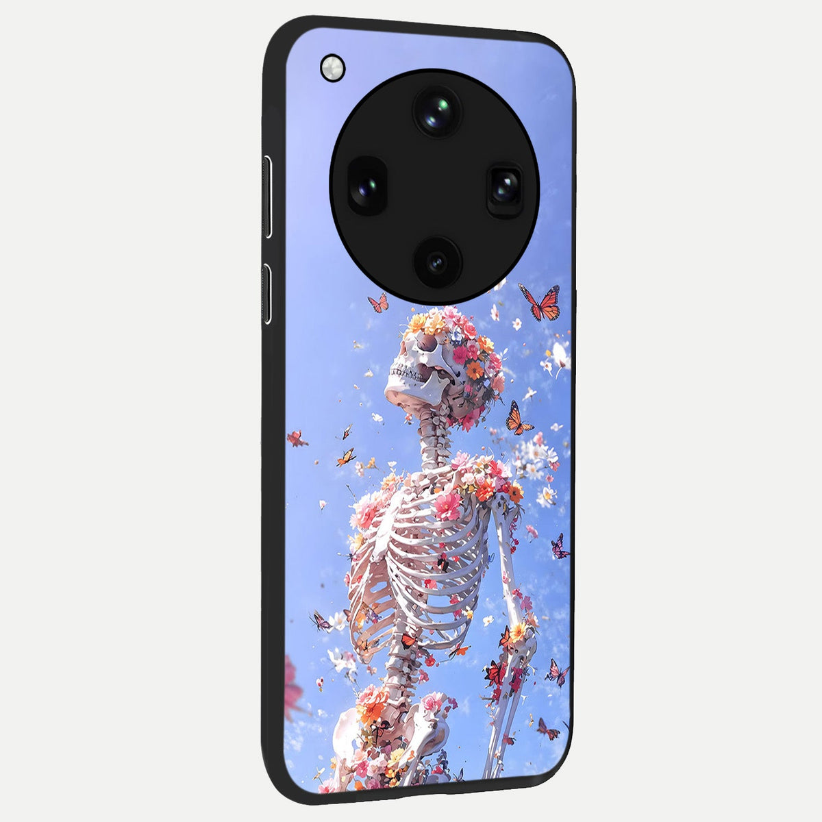 Bloom Beyond Bones back cover For Oppo Find X8 Ultra slim fit glass case with vibrant aesthetic design